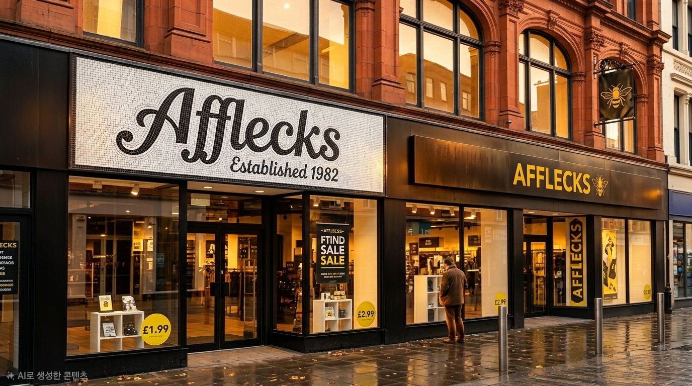 맨체스터 노던쿼터 어플렉스(Afflecks) 내부 빈티지 마켓